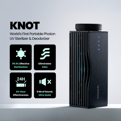 KNOT | World’s First Portable Photon UV Sterilizer & Deodorizer